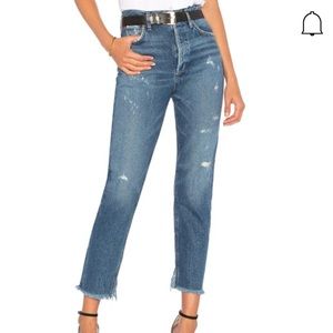 Agolde Jamie High Rise Straight Leg